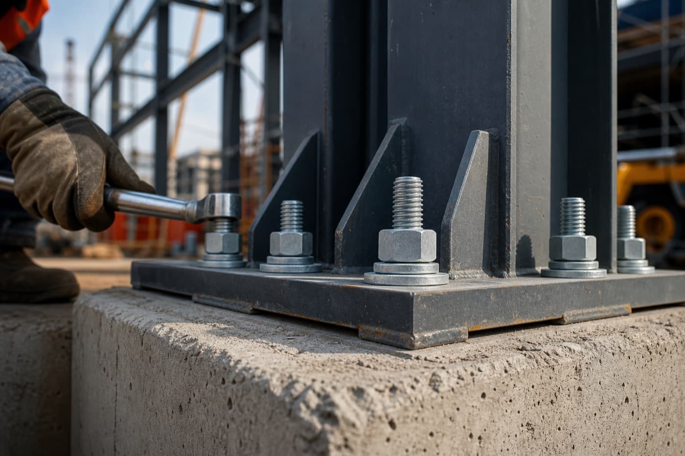 Construction — NEXBOLTS fasteners in application